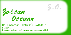 zoltan ottmar business card